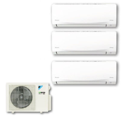 DAIKIN 大金 1匹+1匹+1匹 R32變頻淨冷 一拖三分體式冷氣機 MKC70SVMN+CTKC25RVMN+CTKC25RVMN+CTKC25RVMN